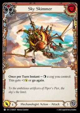 Sky Skimmer (Red) (Rainbow Foil) - High Seas (Common) [SEA-027]