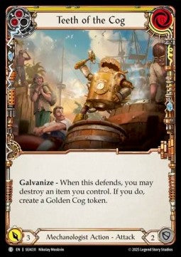 Teeth of the Cog (Yellow) (Rainbow Foil) - High Seas (Common) [SEA-031]