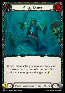 Angry Bones (Red) (Rainbow Foil) - High Seas (Common) [SEA-062]