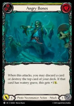 Angry Bones (Yellow) (Rainbow Foil) - High Seas (Common) [SEA-063]