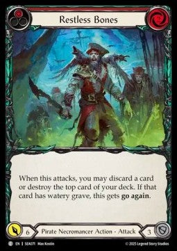 Restless Bones (Red) (Rainbow Foil) - High Seas (Common) [SEA-071]