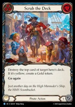 Scrub the Deck (Rainbow Foil) - High Seas (Rare) [SEA-147]