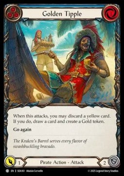 Golden Tipple (Blue) (Rainbow Foil) - High Seas (Common) [SEA-161]