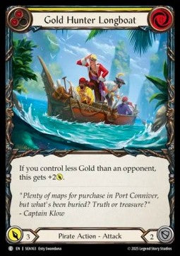 Gold Hunter Longboat (Rainbow Foil) - High Seas (Common) [SEA-163]