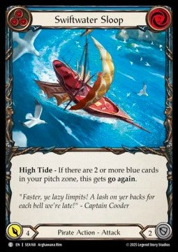 Swiftwater Sloop (Blue) (Regular) - High Seas (Common) [SEA-168]