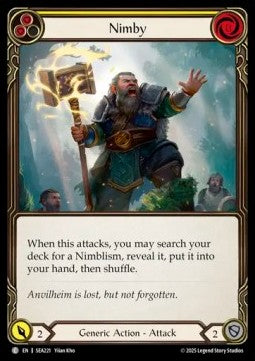 Nimby (Yellow) (Rainbow Foil) - High Seas (Common) [SEA-221]