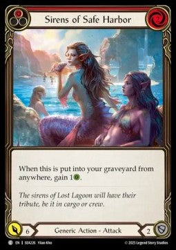 Sirens of Safe Harbor (Red) (Regular) - High Seas (Common) [SEA-226]