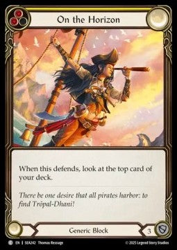 On the Horizon (Yellow) (Rainbow Foil) - High Seas (Common) [SEA-242]