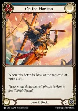 On the Horizon (Blue) (Rainbow Foil) - High Seas (Common) [SEA-243]