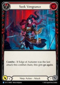Seek Vengeance (Red) (Regular) - Armory Deck: Ira (Rare) [ASR-012]