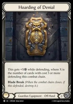 Hoarding of Denial (Regular) - Mastery Pack: Guardian (Common) [MPG-009]