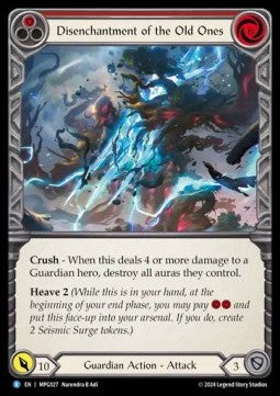 Disenchantment of the Old Ones (Regular) - Mastery Pack: Guardian (Rare) [MPG-027]