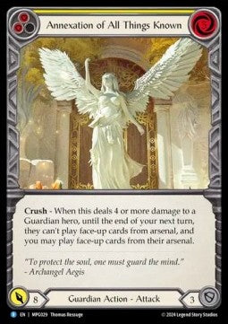 Annexation of All Things Known (Regular) - Mastery Pack: Guardian (Rare) [MPG-029]