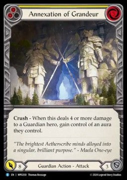 Annexation of Grandeur (Extended Art Rainbow Foil) - Mastery Pack: Guardian (Rare) [MPG-030]
