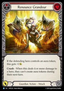 Renounce Grandeur (Rainbow Foil) - Mastery Pack: Guardian (Rare) [MPG-034]