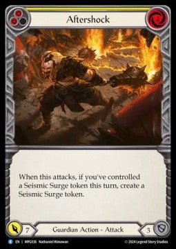 Aftershock (Yellow) (Regular) - Mastery Pack: Guardian (Rare) [MPG-036]