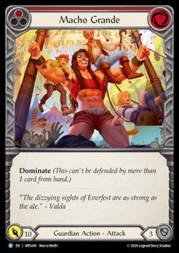 Macho Grande (Red) (Regular) - Mastery Pack: Guardian (Rare) [MPG-041]