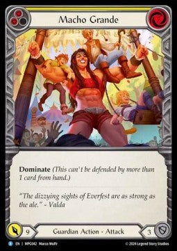 Macho Grande (Yellow) (Regular) - Mastery Pack: Guardian (Rare) [MPG-042]