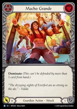 Macho Grande (Blue) (Regular) - Mastery Pack: Guardian (Rare) [MPG-043]