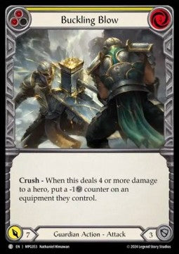 Buckling Blow (Yellow) (Regular) - Mastery Pack: Guardian (Common) [MPG-053]