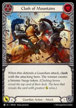 Clash of Mountains (Blue) (Regular) - Mastery Pack: Guardian (Common) [MPG-063]