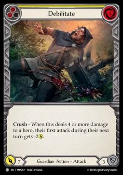 Debilitate (Yellow) (Regular) - Mastery Pack: Guardian (Common) [MPG-071]