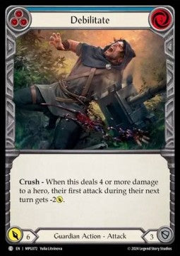 Debilitate (Blue) (Regular) - Mastery Pack: Guardian (Common) [MPG-072]