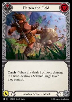 Flatten the Field (Red) (Regular) - Mastery Pack: Guardian (Common) [MPG-076]