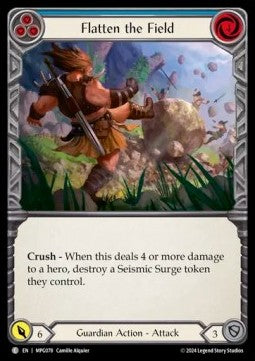 Flatten the Field (Blue) (Rainbow Foil) - Mastery Pack: Guardian (Common) [MPG-078]