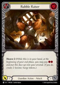 Rubble Raiser (Yellow) (Rainbow Foil) - Mastery Pack: Guardian (Common) [MPG-083]