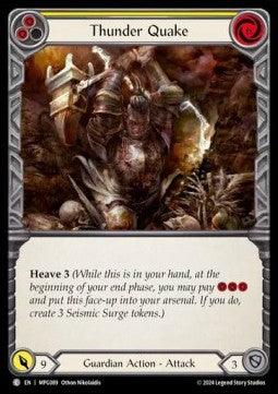 Thunder Quake (Yellow) (Regular) - Mastery Pack: Guardian (Common) [MPG-089]