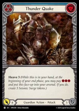 Thunder Quake (Blue) (Regular) - Mastery Pack: Guardian (Common) [MPG-090]