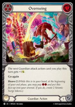 Overswing (Blue) (Rainbow Foil) - Mastery Pack: Guardian (Common) [MPG-093]