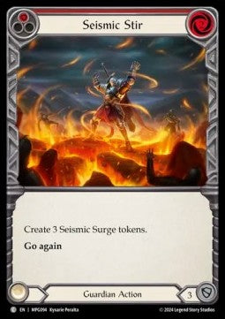 Seismic Stir (Red) (Regular) - Mastery Pack: Guardian (Common) [MPG-094]