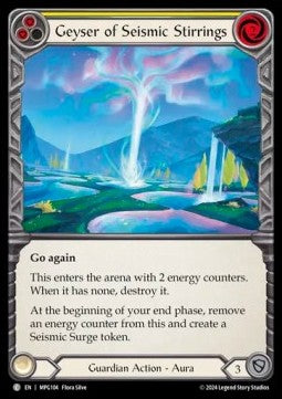 Geyser of Seismic Stirrings (Yellow) (Regular) - Mastery Pack: Guardian (Common) [MPG-104]