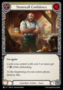Stonewall Confidence (Yellow) (Regular) - Mastery Pack: Guardian (Common) [MPG-107]