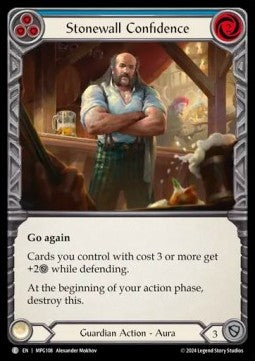 Stonewall Confidence (Blue) (Regular) - Mastery Pack: Guardian (Common) [MPG-108]
