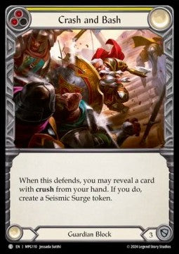 Crash and Bash (Yellow) (Regular) - Mastery Pack: Guardian (Common) [MPG-110]