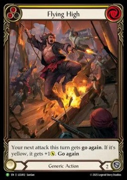 Flying High (Yellow) (Extended Art Rainbow Foil) - LGS Promos (Promo) [LGS-412]