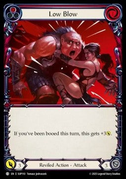 Low Blow (Rainbow Foil) - Super Slam (Common) [SUP-110]