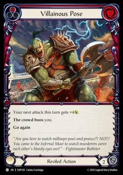 Villainous Pose (Yellow) (Regular) - Super Slam (Common) [SUP-121]