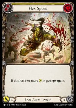 Flex Speed (Yellow) (Regular) - Super Slam (Common) [SUP-147]