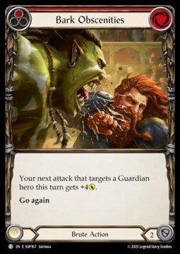 Bark Obscenities (Rainbow Foil) - Super Slam (Common) [SUP-167]