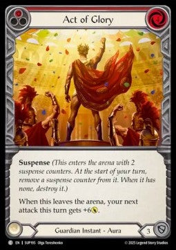 Act of Glory (Red) (Regular) - Super Slam (Common) [SUP-195]