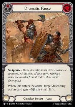 Dramatic Pause (Red) (Regular) - Super Slam (Common) [SUP-198]