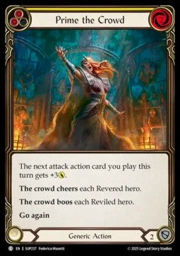 Prime the Crowd (Yellow) (Regular) - Super Slam (Common) [SUP-237]