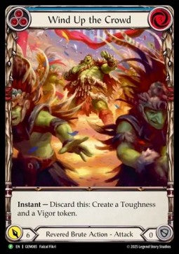 Wind Up the Crowd (Extended Art Regular) - GEM Pack Promos (Promo) [GEM-085]