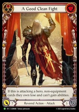 A Good Clean Fight (Extended Art Rainbow Foil) - GEM Pack Promos (Promo) [GEM-088]