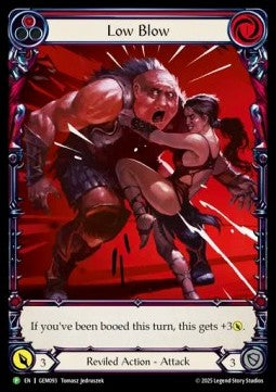 Low Blow (Extended Art Regular) - GEM Pack Promos (Promo) [GEM-093]