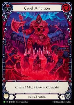 Cruel Ambition (Extended Art Rainbow Foil) - GEM Pack Promos (Promo) [GEM-096]